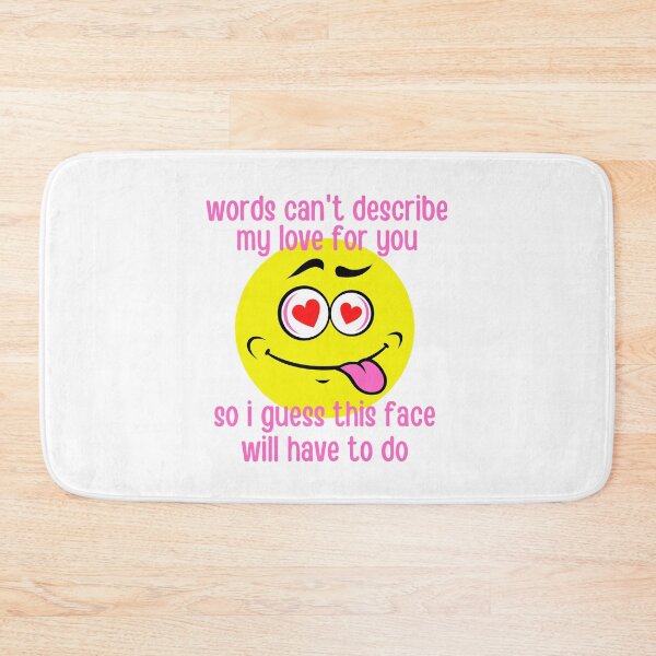 Item preview, Valentines Day Funny Face Quote I Love You designed and sold by CBCreations73.