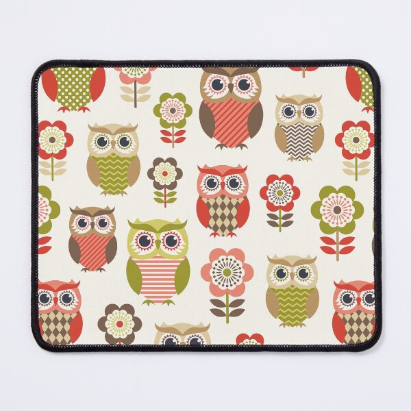 Item preview, Cute owls and flowers garden designed and sold by MobertsonArt.