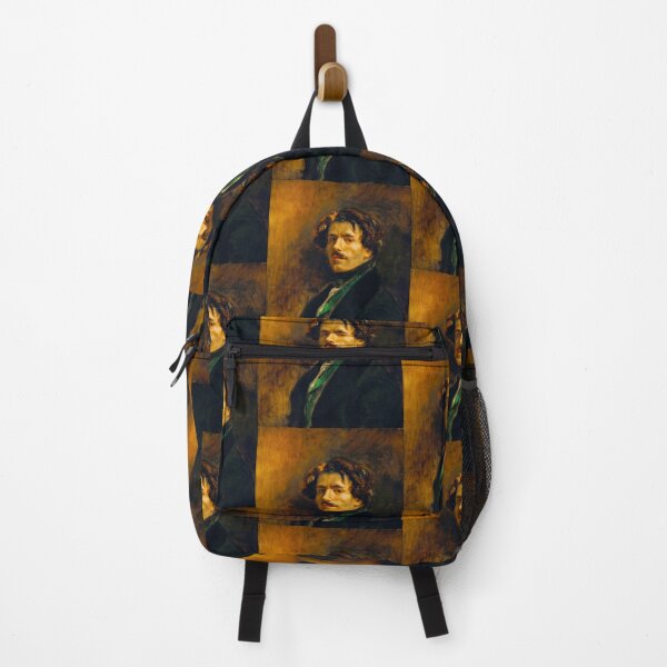 Item preview, HD Eugène Delacroix - Autoportrait au gilet vert 1837 Self Portrait designed and sold by Go Logo Designs.