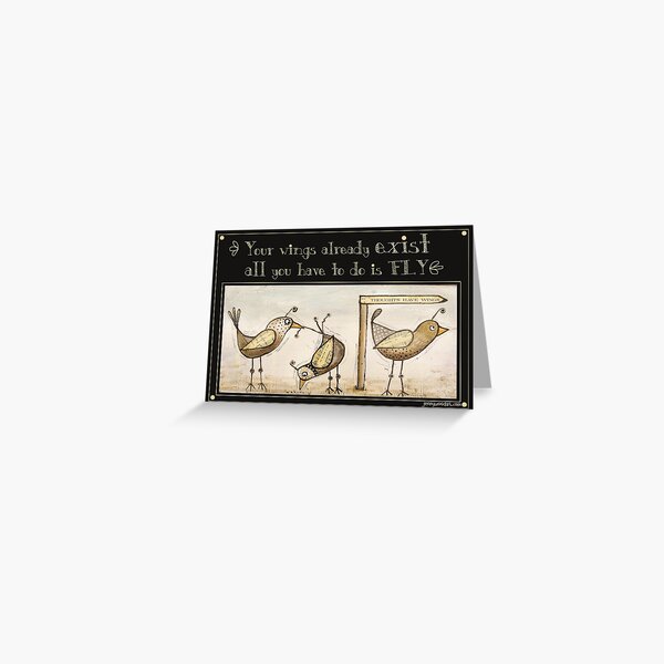 Your wings already exist Greeting Card