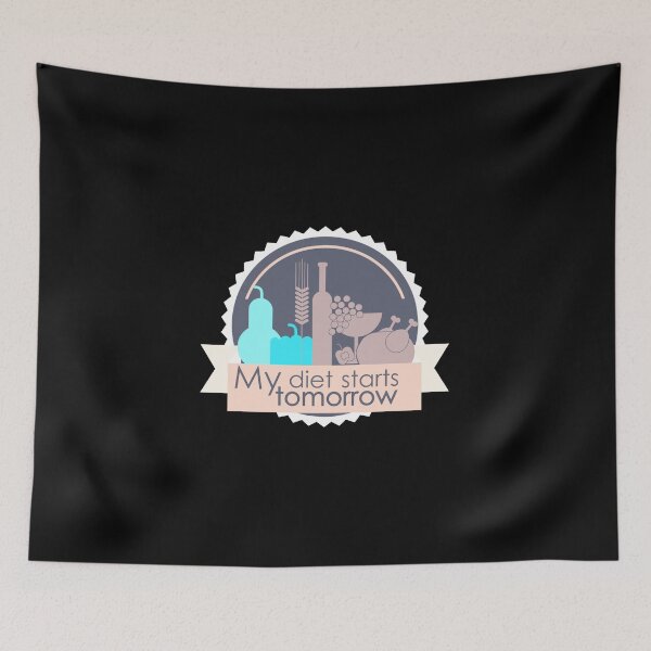 Item preview, My diet starts tomorrow designed and sold by Zaveroa.