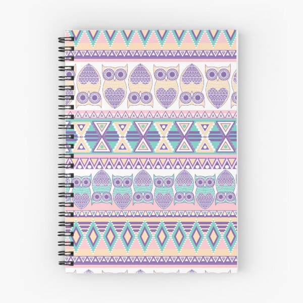 Item preview, Geometric pattern with owls. designed and sold by MobertsonArt.