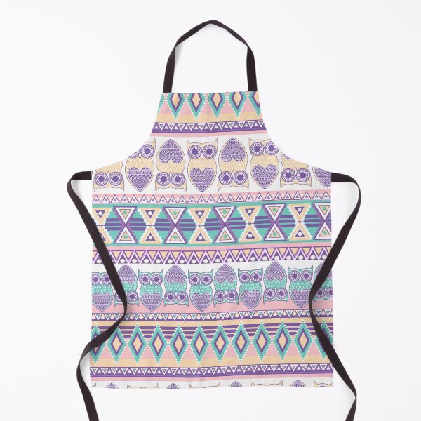 Item preview, Geometric pattern with owls. designed and sold by MobertsonArt.