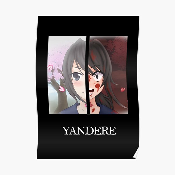 Yandere Simulator Posters Redbubble - yandere simulator online roblox