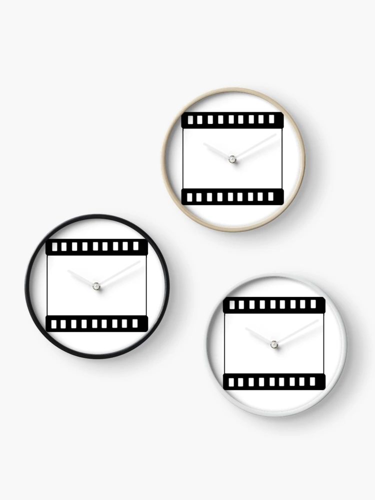Thumbnail 3 of 4, Clock, 35mm Film Cut designed and sold by PyroPython.