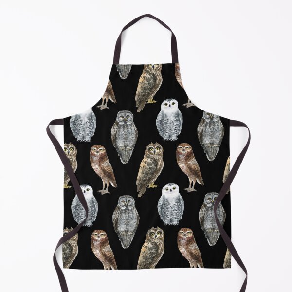 Item preview, Hand Drawn Owl Bird Watercolor designed and sold by MobertsonArt.