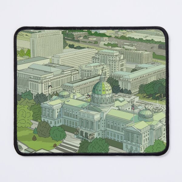 Item preview, Harrisburg Pennsylvania Capital Area, larger placement on items designed and sold by MatthewJSimpson.