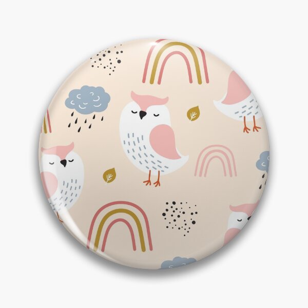 Item preview, Cute owl and rainbow designed and sold by MobertsonArt.