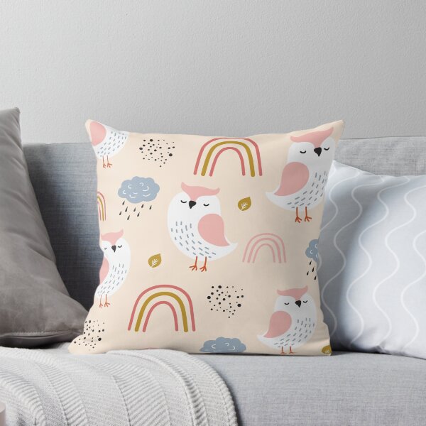 Item preview, Cute owl and rainbow designed and sold by MobertsonArt.