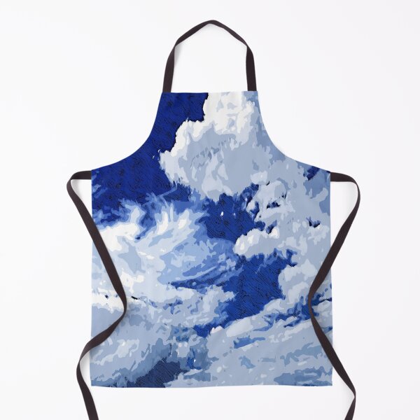 Item preview, White clouds in the blue sky color art  designed and sold by artdragongift 15.