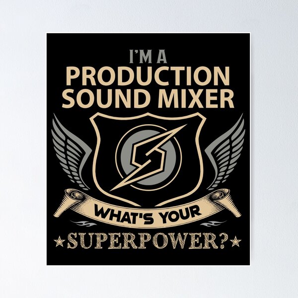 Item preview, Production Sound Mixer T Shirt - What Is Your Superpower Job Gift Item Tee designed and sold by leolanwugm.