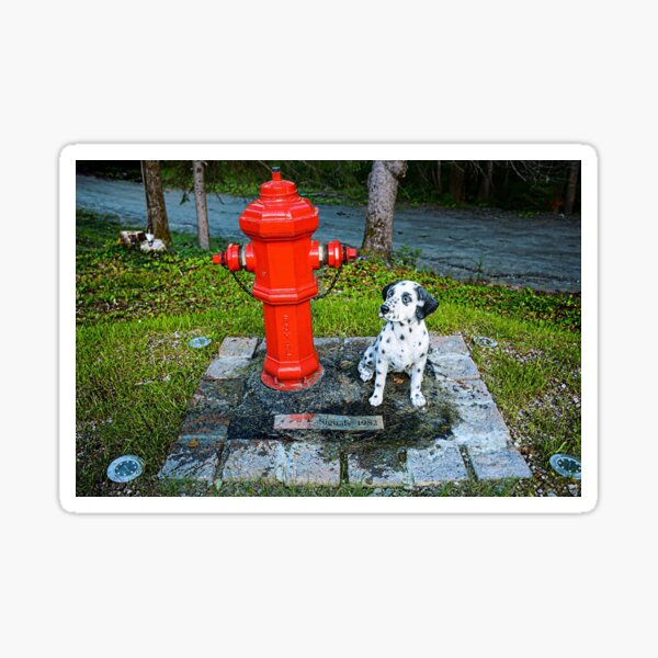 "Lucky Dog statue" Sticker by RichardBaxter Redbubble