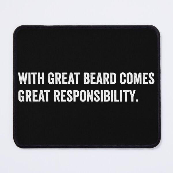 Item preview, With great beard comes great responsibility designed and sold by HorizonDesignz.