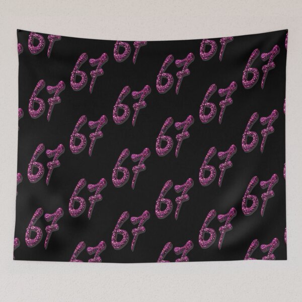 Item preview, Number 67 - purple numbers designed and sold by GlamourChick.