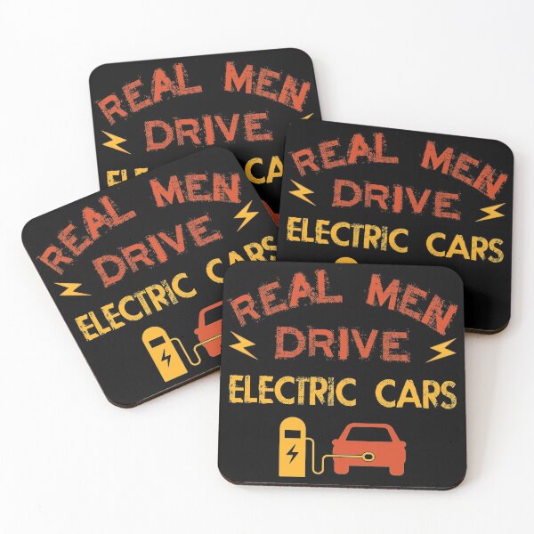 Item preview, Real men drive electric cars designed and sold by SidTastic .