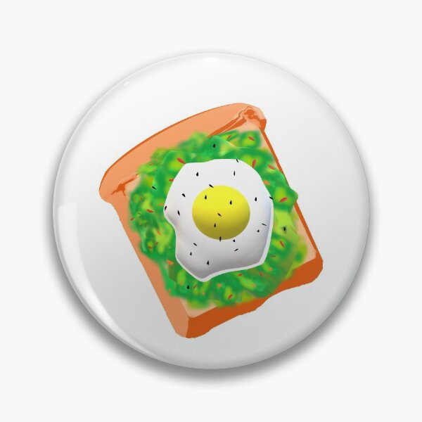 Item preview, Avocado Toast with Egg (White Background)  designed and sold by ArtByLM.