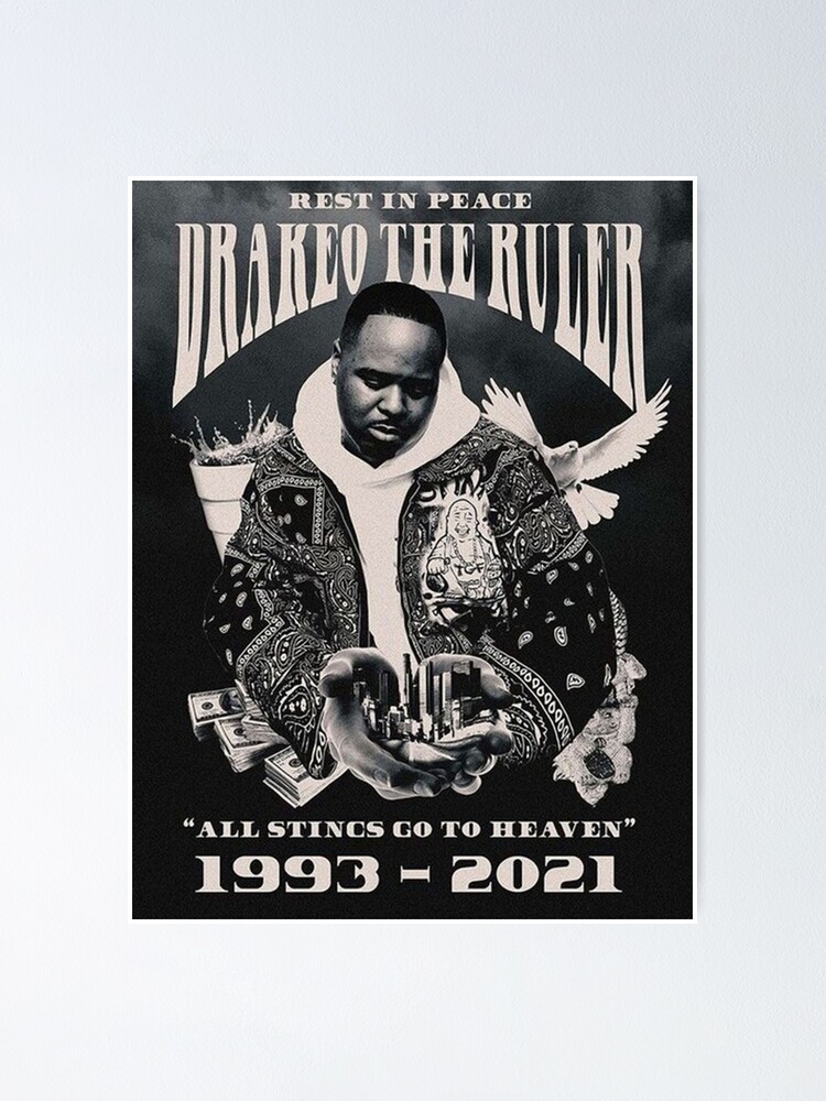 "RIP Drakeo The Ruler Music Rapper" Poster for Sale by czunigajulie