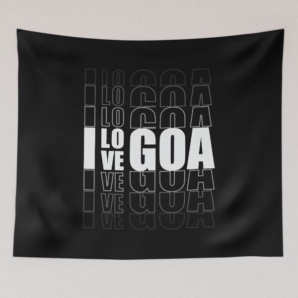 Item preview, I love Goa | Typorahpy Design | Vacation | Goa Beach designed and sold by DrawingBoard.