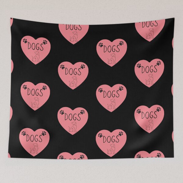 Item preview, I Love Dogs Heart designed and sold by ronaldsonou.