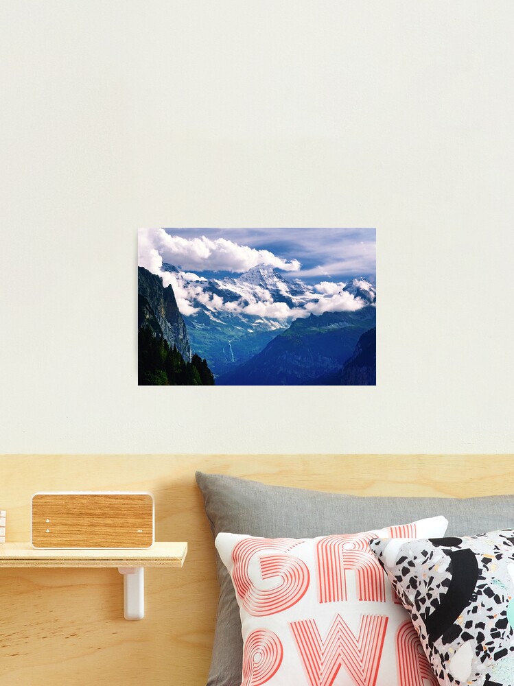 Thumbnail 2 of 3, Photographic Print, Far Over The Mountains designed and sold by Mallorn.