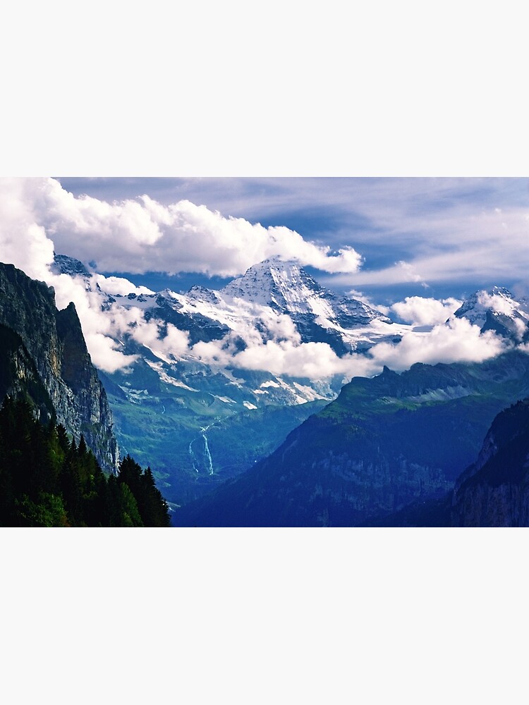 Thumbnail 3 of 3, Photographic Print, Far Over The Mountains designed and sold by Mallorn.