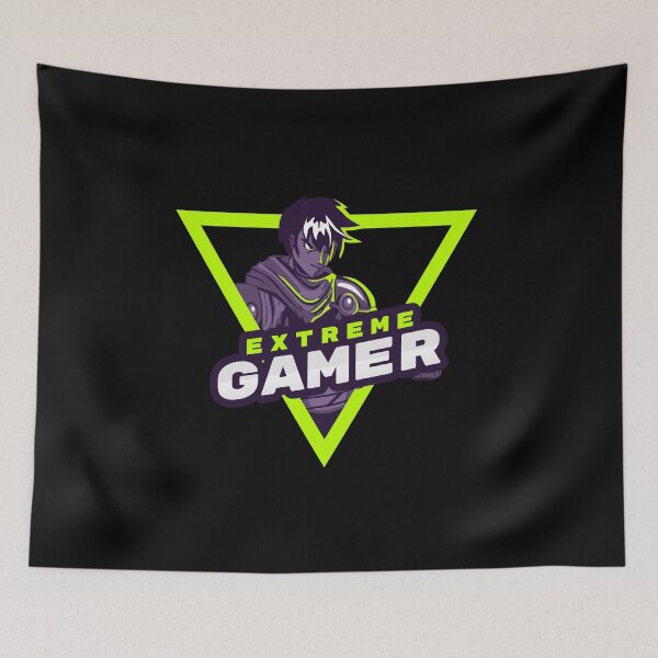 Item preview, Extreme Gamer with Angry Warrior designed and sold by PRIVARSHU.