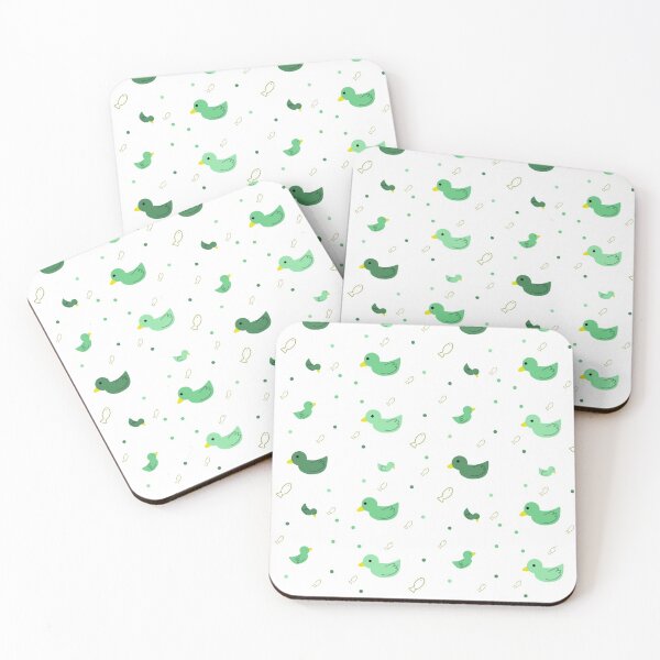 Item preview, Little Duck Green Seamless Pattern designed and sold by DareDaily.