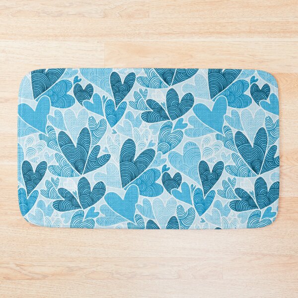 Item preview, Cute Karesansui Valentine Hearts - Baby Blues designed and sold by TigaTiga.