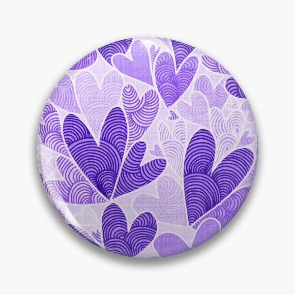 Item preview, Cute Karesansui Valentine Hearts - Purples designed and sold by TigaTiga.