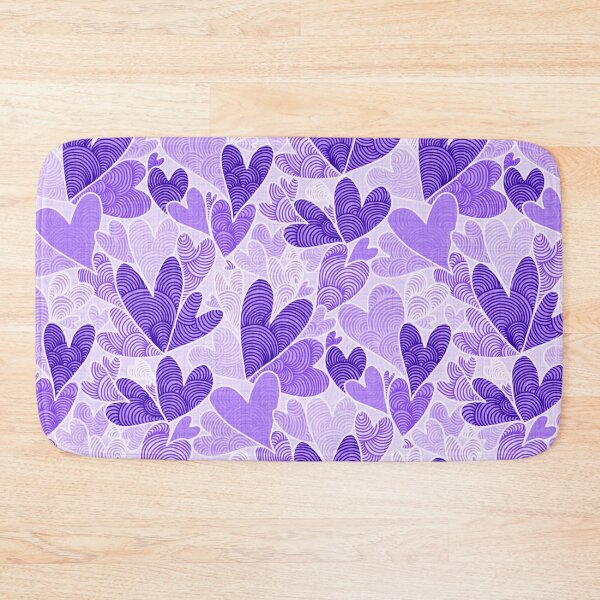 Item preview, Cute Karesansui Valentine Hearts - Purples designed and sold by TigaTiga.