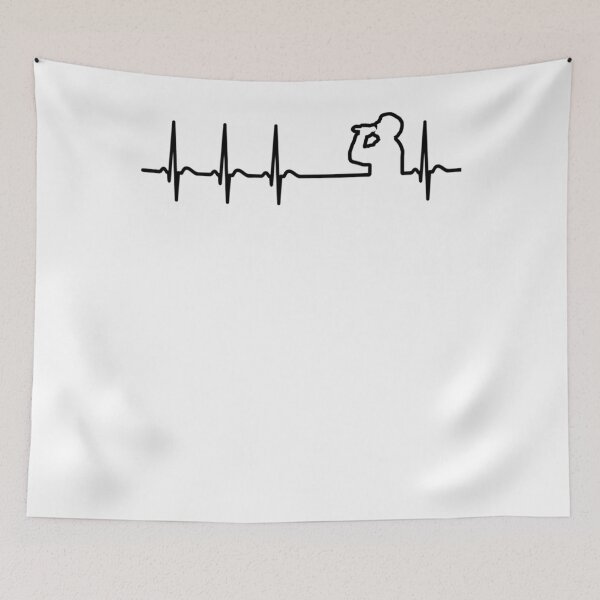 Item preview, Heartbeat Singer - Cool Funny Nerdy Comic Graphic Singer Singing Band Member Shirt Humor Quo designed and sold by DonaldDouglas22.