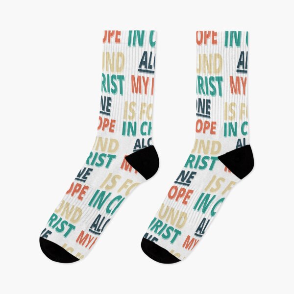 Item preview, In Christ Alone My Hope is Found Christian Quote designed and sold by TheReporter1.