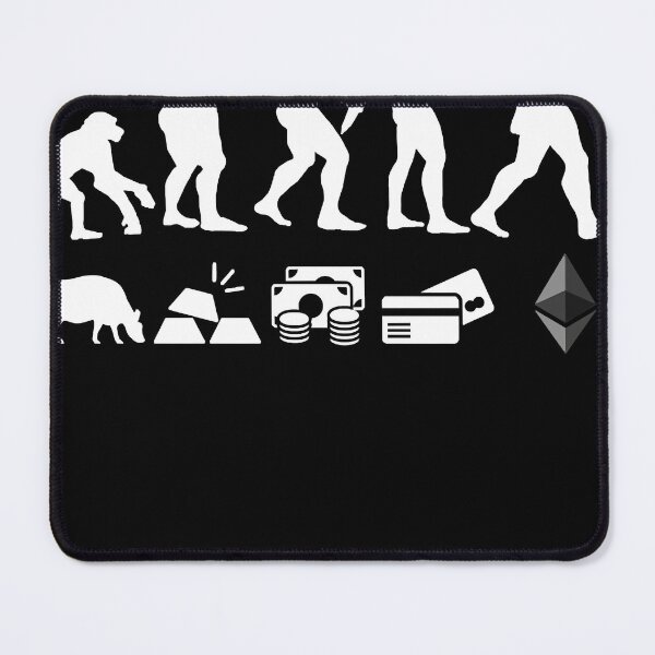 Aperçu de l'œuvre Ethereum Evolution of Money ETH Crypto Logo T-shirt classique.png créée et vendue par JONATHRSON.
