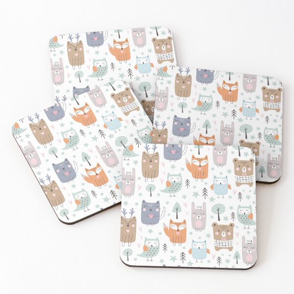 Item preview, Owls cute forest animals designed and sold by Mnightsa.