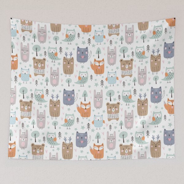 Item preview, Owls cute forest animals designed and sold by Mnightsa.