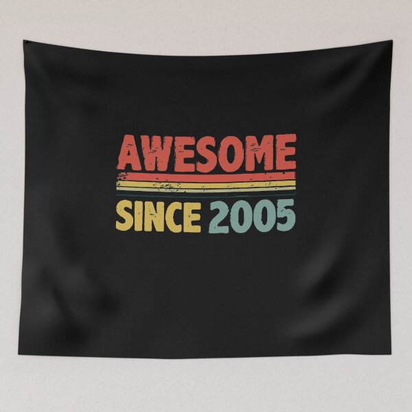 Item preview, Awesome since 2005 for boys and girls, born in 2005 T-Shirt designed and sold by CathyBabson.
