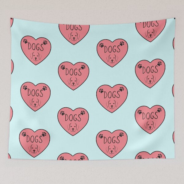 Item preview, I Love Dogs Heart designed and sold by ronaldsonou.