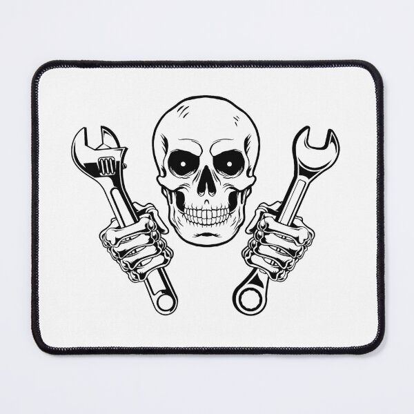 Item preview, Skull andWrenches designed and sold by MonoByOrion.
