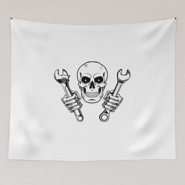 Item preview, Skull andWrenches designed and sold by MonoByOrion.