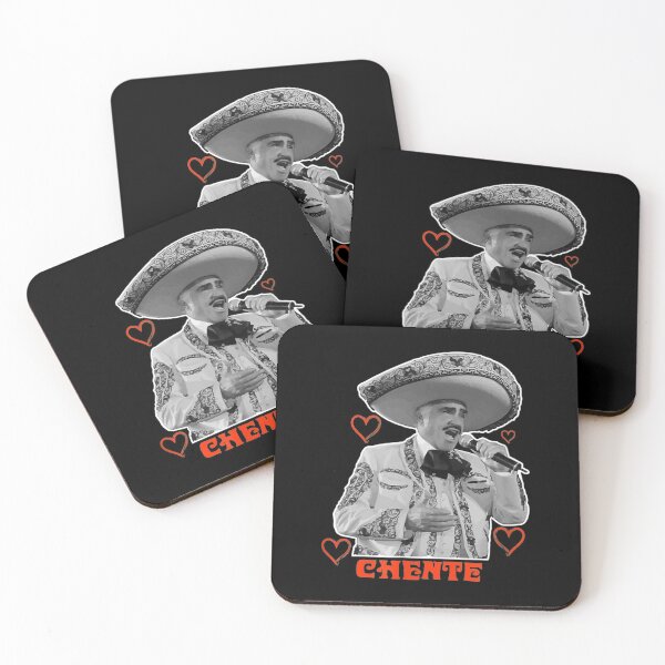 Item preview, Tribute Chente design with red heart. Vicente Fernández designed and sold by keithldavis.
