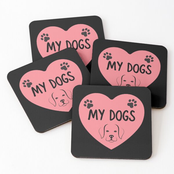 Item preview, I Love My Dogs Heart designed and sold by ronaldsonou.