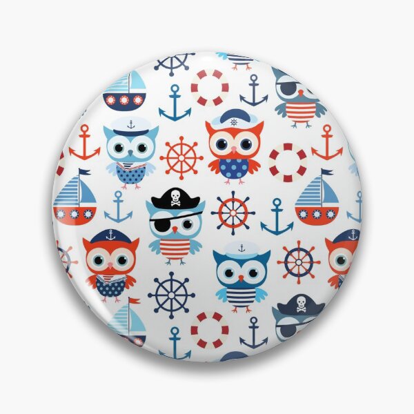 Item preview, Cute sailor and pirate owls  designed and sold by Mnightsa.