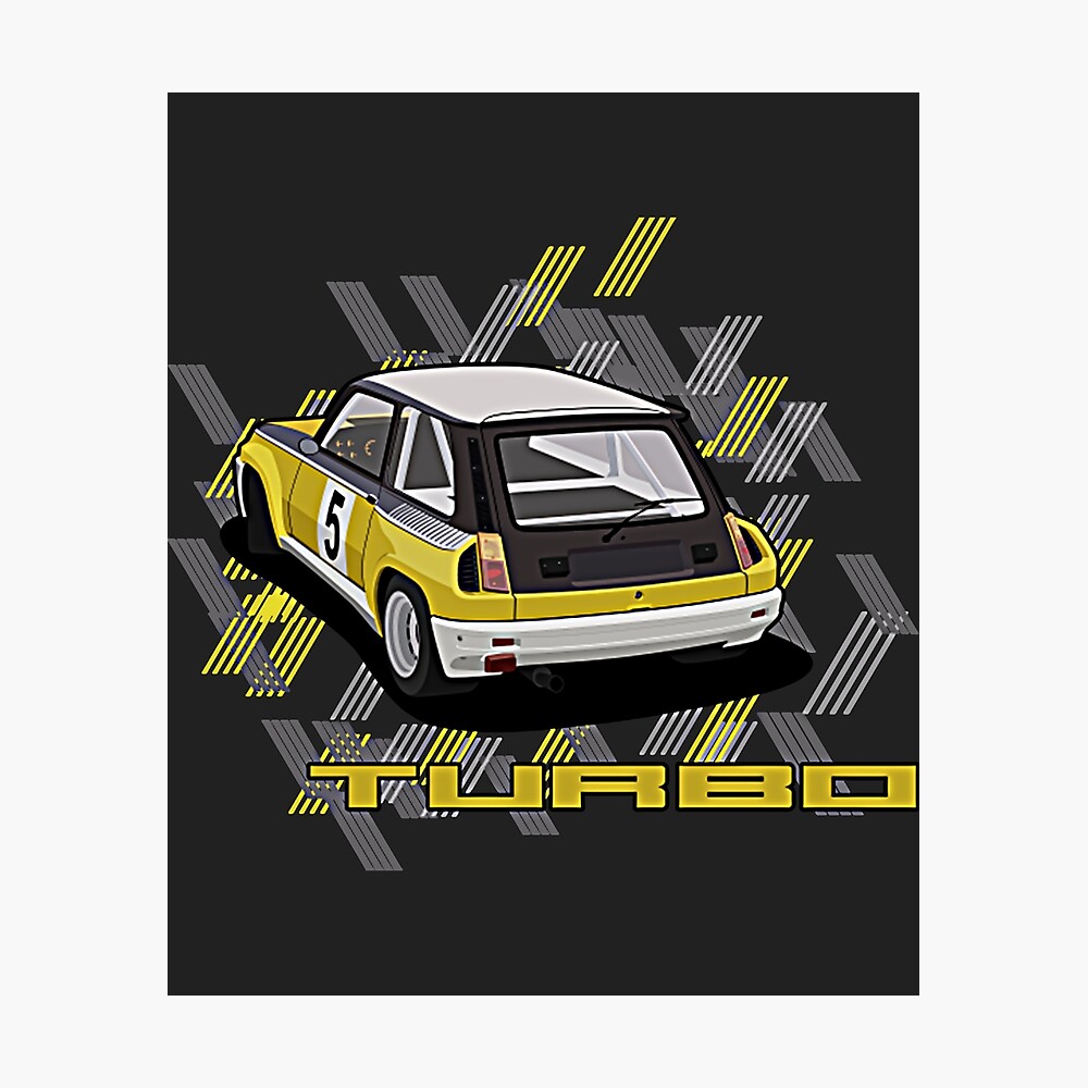 in miniature clock on stand 07 r5 turbo Renault 5 turbo 