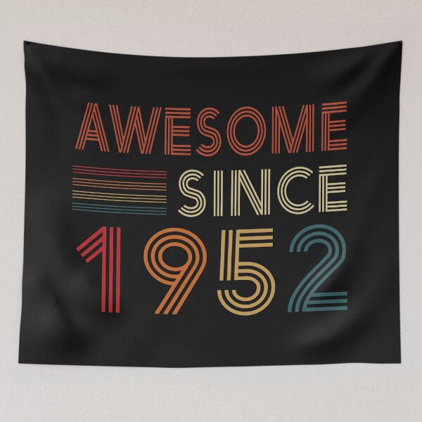 Item preview, Awesome since 1952 – legend since 1952 70th Birthday gift  designed and sold by BahaaIB.