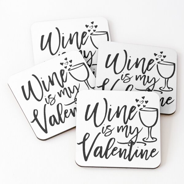 Item preview, Wine Is My Valentine designed and sold by shotofash.