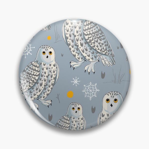 Item preview, Snowy Owl Seamless designed and sold by Mnightsa.