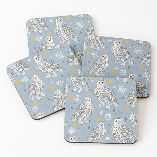 Item preview, Snowy Owl Seamless designed and sold by Mnightsa.