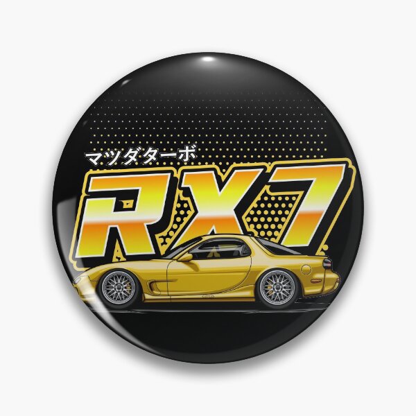 Item preview, RX7 FD Retro Style (Sunshine Yellow) designed and sold by JioojiProject.