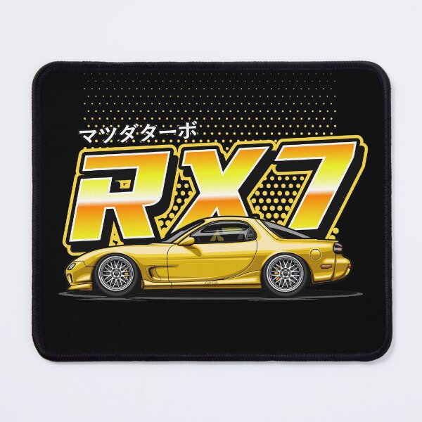 Item preview, RX7 FD Retro Style (Sunshine Yellow) designed and sold by JioojiProject.