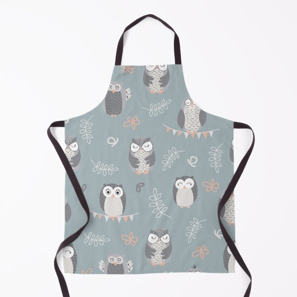 Item preview, Cute owls on light blue designed and sold by Mnightsa.